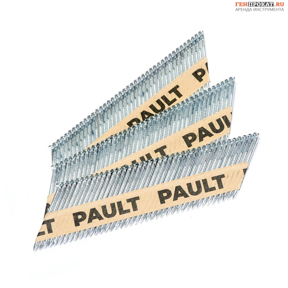 Реечные гвозди PAULT 50х2.8 мм D34/SN34 с кольцевой накаткой, оцинкованные в компании ГенПрокат