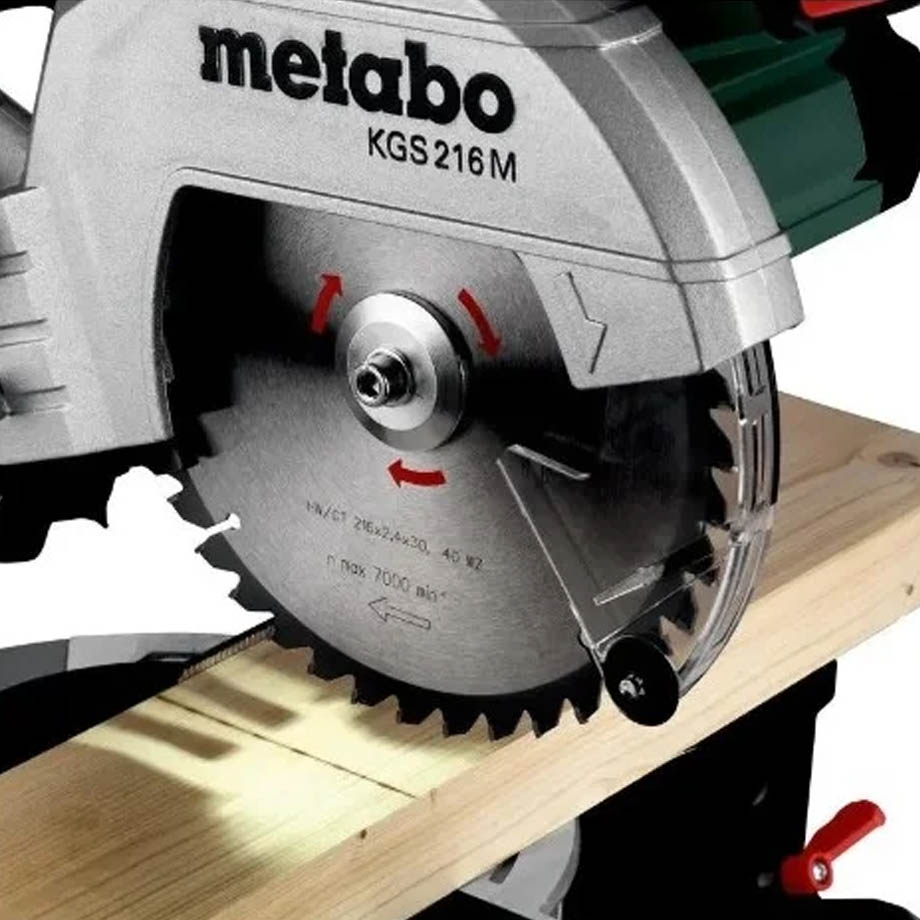 Аренда торцовочной пилы METABO KGS 216 с протяжкой в компании ГенПрокат