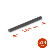 Ось барабана Shaft 14/240 (Ø14 мм) на фрезеровальные барабаны 180 мм в компании ГенПрокат