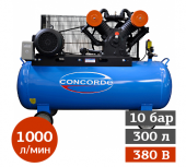 Аренда компрессора Concorde CD-AC1000/300-3 в компании ГенПрокат