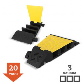 Кабель-канал мобильный угловой ККР 3-20У (3 канала 55х62 мм)