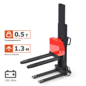 Аренда штабелера самоподъемного электрического (1,3 м / 0,5 т) в компании ГенПрокат