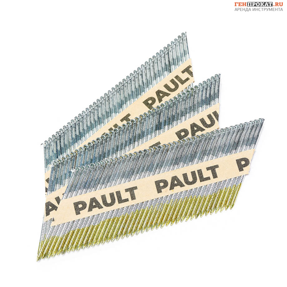 Реечные гвозди PAULT 73х2.8 мм D34/SN34 с кольцевой накаткой, оцинкованные в компании ГенПрокат