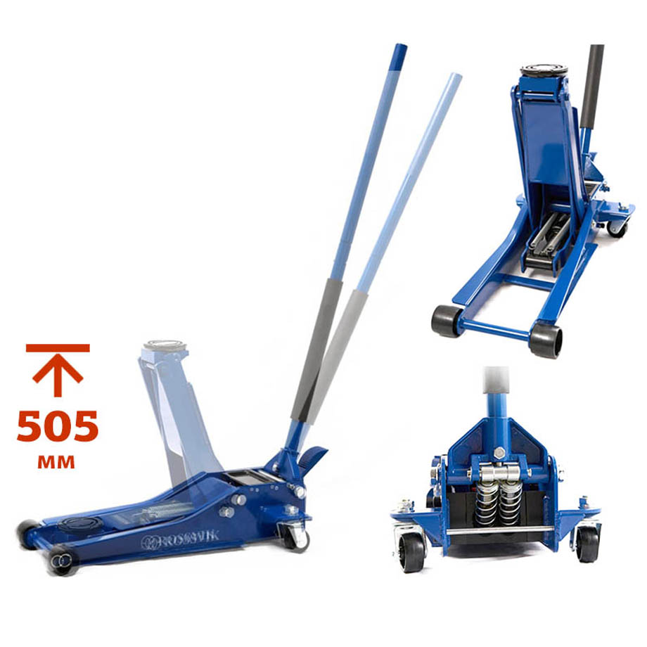 Аренда домкрата подкатного  Rossvik V3 LOW PROFILE с педалью (грузоподъемность 3 т) в компании ГенПрокат