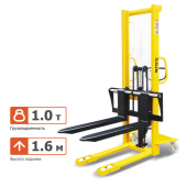 Аренда штабелера гидравлического Xilin SDJ 1000 (1,6 м / 1,0 т) в компании ГенПрокат