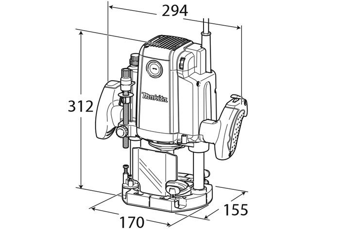 ПРОКАТ ФРЕЗЕРА MAKITA RP 1800 F в компании ГенПрокат