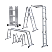 ПРОКАТ АЛЮМИНИЕВОЙ ЛЕСТНИЦЫ ТРАНСФОРМЕР 4х3 в компании ГенПрокат