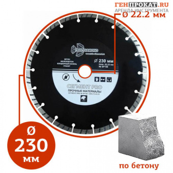 Алмазный диск Trio Diamond PRO ∅230 мм в компании ГенПрокат