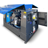 Аренда дизельного компрессора передвижного Borey Borey 180-10BZD с осушителем и ПЖД в компании ГенПрокат