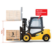 Аренда вилочного погрузчика дизельного CHL CPCD30-XC5K2C (3 тонны) в компании ГенПрокат